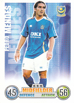 Pedro Mendes Portsmouth 2007/08 Topps Match Attax #234